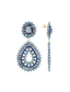 Lott Earrings Double Drop S/L - Frosty Blue