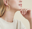 Gas Bijoux Earrings Bolduc Flore Gas Hoop