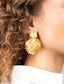 Lott Oorbellen Sequin Flower Globe L Light Gold