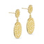 Pure by Nat Earrings Flower Pendant