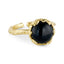 Pure by Nat Ring Large Round Onyx