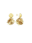 Lott Oorbellen Sequin Flower Globe S - Gold