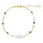 Pure by Nat Bracelet Lily Moss Agate