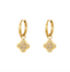 Zircon Clover Earrings
