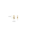 Blush earring 14k gold 9058YZI
