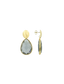 Lott Earrings Framed Drop M - Frosty Grey