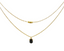 MAS Jewelz Necklace Double Blackstone