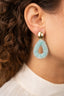 Lott Oorbellen Drop S - Aquamarine
