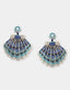 Olivia Dar Oorbellen Seashell Navy