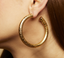 Gas Bijoux Earrings Maoro Hoop Large