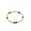 PScallme Bracelet Rondel 5 Black 4mm