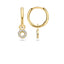 Blush earring 14k gold 9065YZI