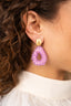 Lott Earrings Drop S Marquis - Lilac