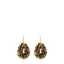 Lott Oorbellen Drop S Double Stones Tonal Mix Gold/Black