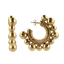 Lott Oorbellen Creole Threated Irregular Balls S Gold