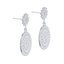Pure by Nat Earrings Flower Pendant