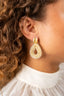 Lott Earrings Drop S - Ice Gold