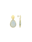 Lott Earrings Framed Drop M - Ice Blue