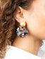 Lott Oorbellen Double Sequins Globe M - Multi Mix