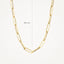 Blush necklace 14k gold 3130YGO