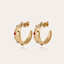 Gas Bijoux Earrings Leontia Hoops