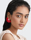 Olivia Dar Earrings Marigold Red