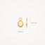 Blush ear charm 14k gold 9069YGO