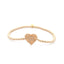 PScallme Armband Letter Heart