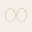 Gas Bijoux Earrings Florette Hoop