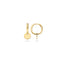 Blush earring 14k gold 9055YGO