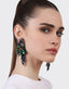Olivia Dar Earrings Parrot Blue Green