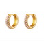 EARRINGS GLITTER HOOPS