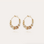 Gas Bijoux Earrings Aloha Hoops Mini Strass
