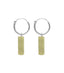 MIAB Earrings - Jade Rounds silver