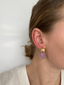 Lott Earrings Glassberry Globe S Double Stones Purple