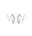 MIAB Earrings - Carved Twister Silver