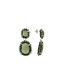Lott Earrings Pendant Earring Double M - Cool Green