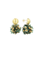 Lott Oorbellen Sequin Flower Globe S - Old Green