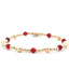 PScallme Bracelet Mix Bordeaux Red Basic