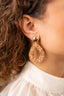 Lott Earrings Drop L Raw - Latte