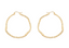 Anna + Nina Large Organic Hoop Oorbellen