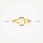 Blush ring 14k gold 1219YMP