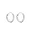 MIAB Earrings - Lined Click silver