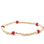 PScallme Bracelet Dot 5 Bordeaux Red
