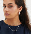 Anna Nina Earrings Garland Stamped Hoop