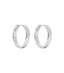 MIAB Earrings - Ruffle Click silver