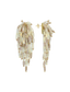 Lott Earrings Tube Waterfall L - Nude Mix