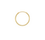 SINGLE EARRING ANNA + NINA SINGLE PLAIN RING EARRING LARGE