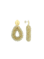 Lott Earrings Drop S - Ice Gold