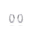 Gisser Jewels Sparkling Medium Hoop Oorbellen